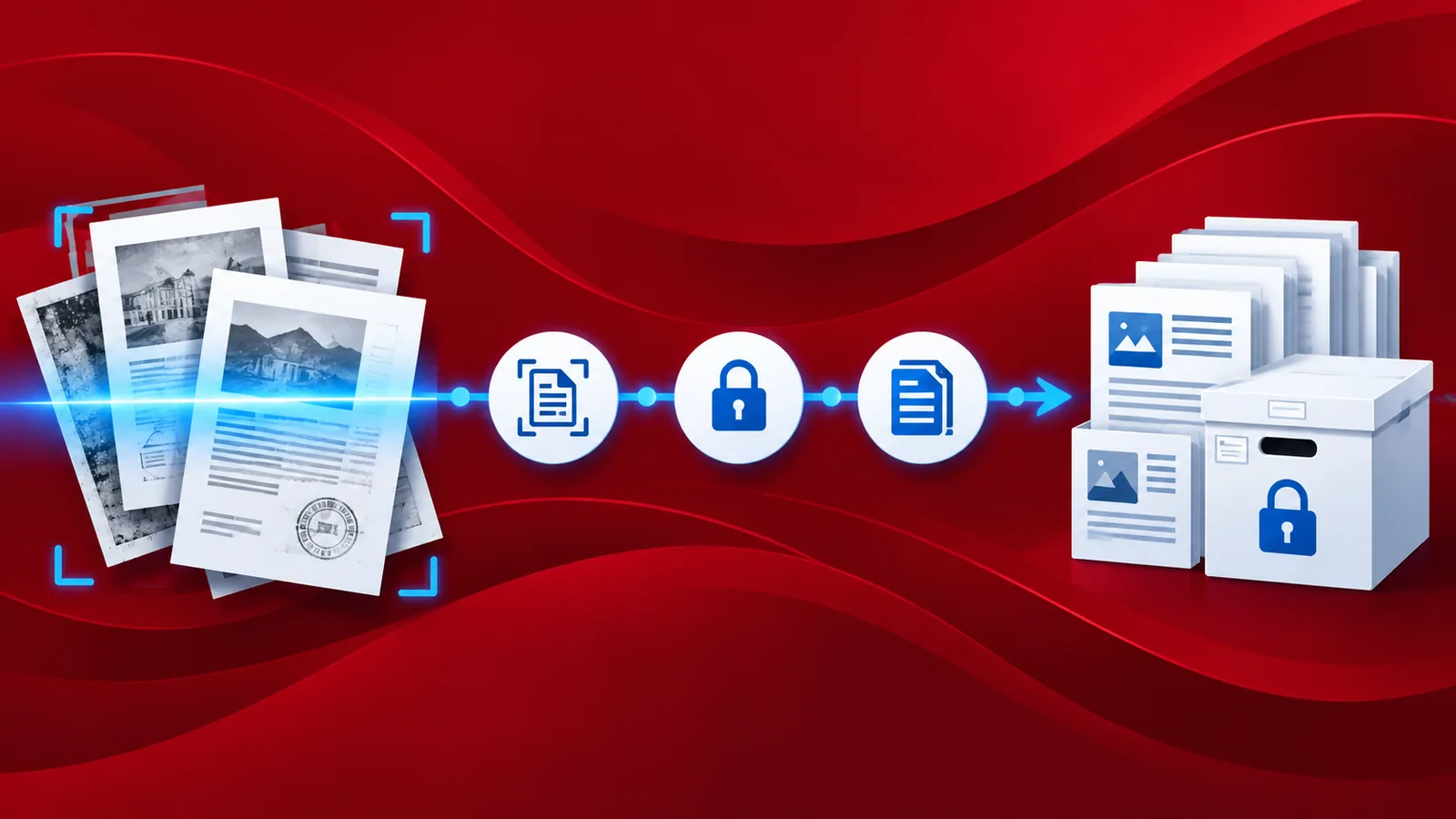 Archivieren Sie gescannte Dokumente mit PDF4me Workflows