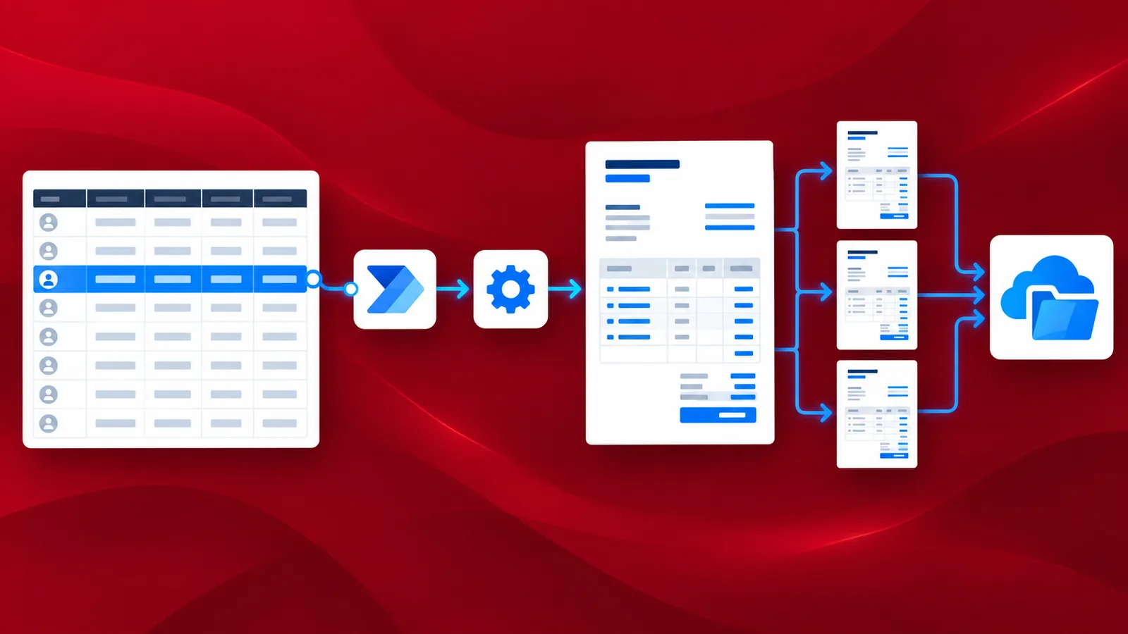 Erstellen Sie dynamische Rechnungen mit Power Automate und PDF4me.