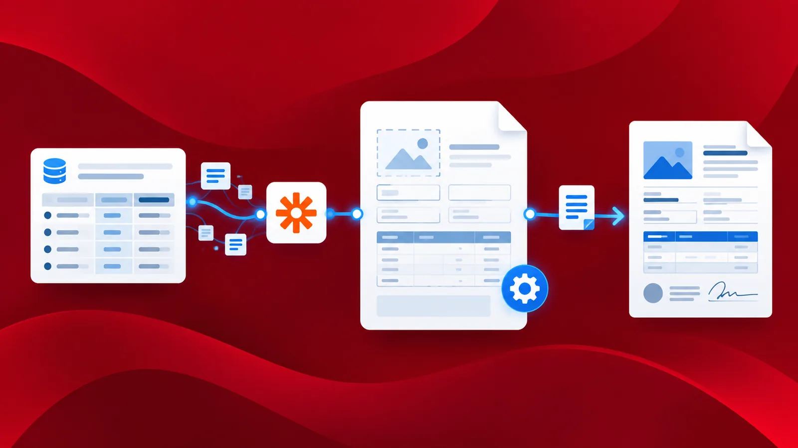 Aktion „Dokument generieren“ in Zapier