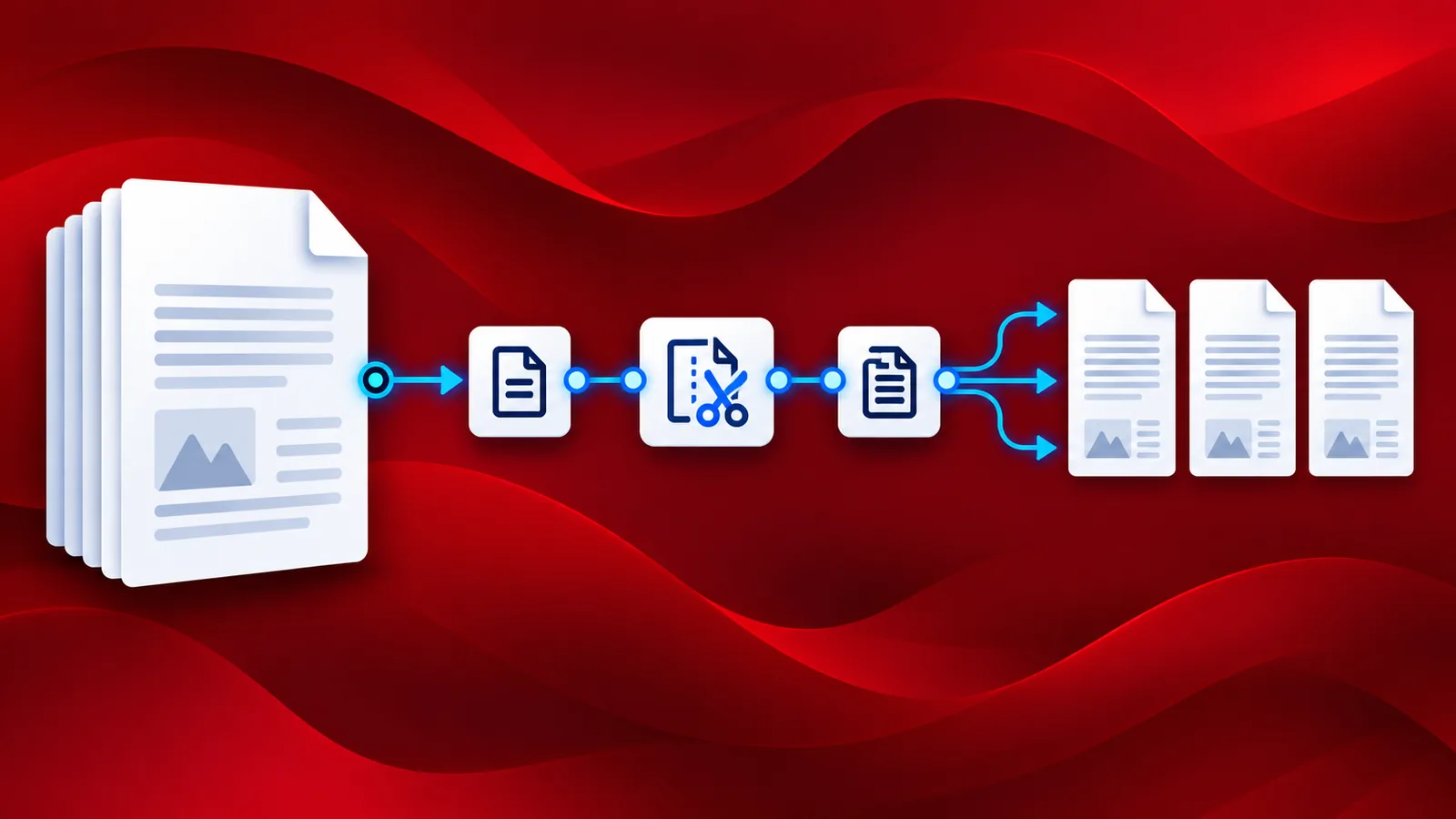 PDF-Dateien mit PDF4me Workflows aufteilen