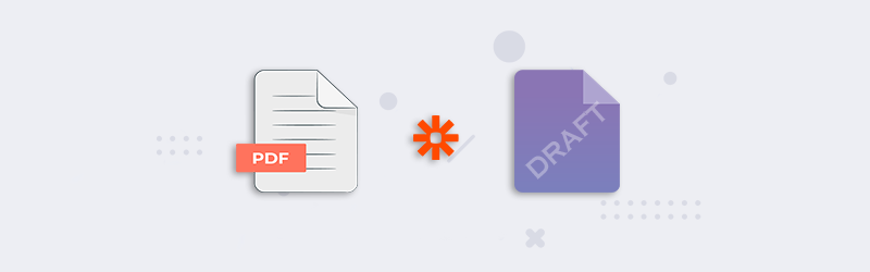 Aggiungere filigrana ai documenti PDF utilizzando Zapier e PDF4me