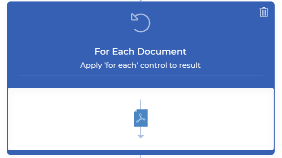 Untuk Setiap kontrol Dokumen untuk menangani file keluaran
