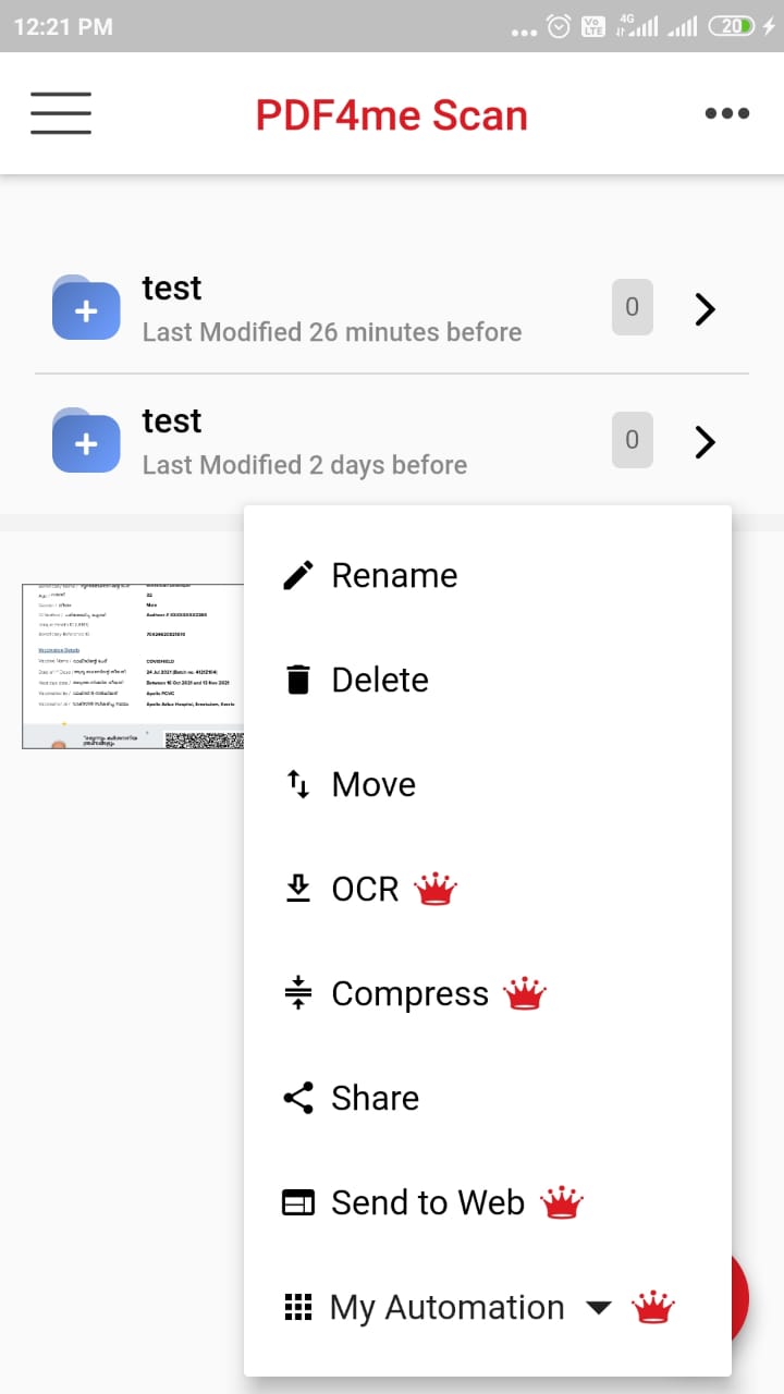 Select files and images for compressing