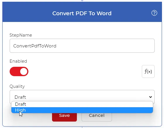 Konversi PDF ke format Word