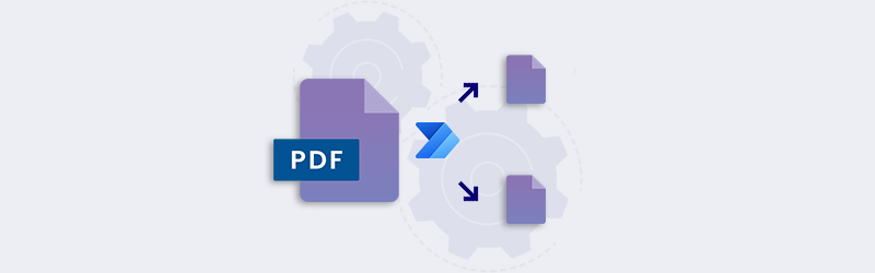Extraire des pages d'un PDF avec Power Automate et PDF4me