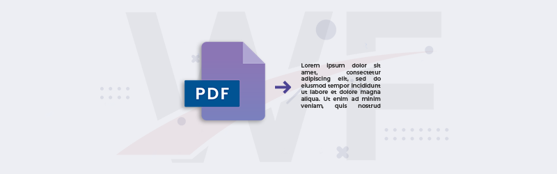 PDF'den metin ayıklayın ve daha sonra Workflows'u kullanarak yeniden kullanın