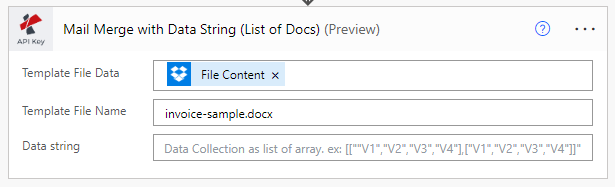 Seriendruck-Aktion von PDF4me