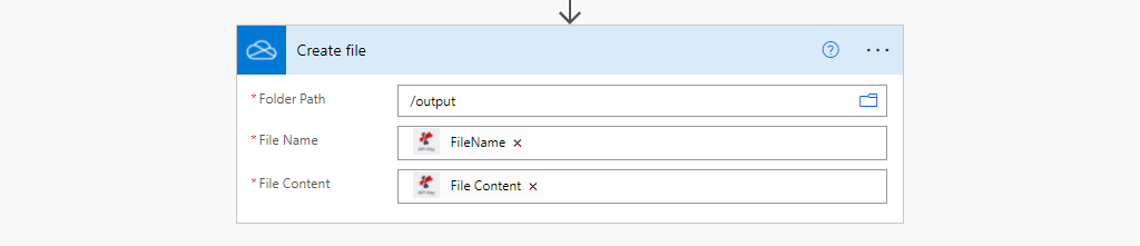 Save the output file to a specfied folder