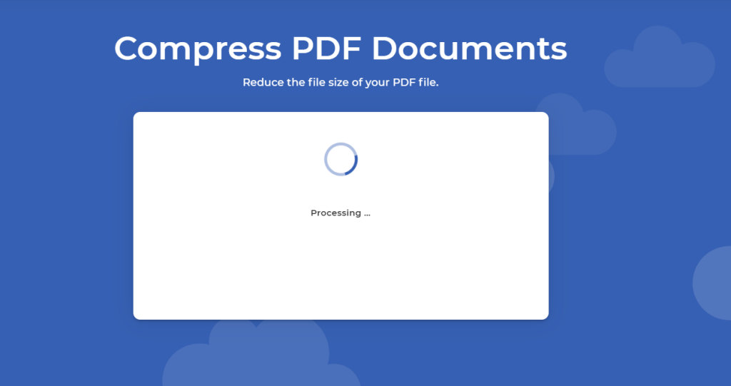 Compress PDF with PDF4me