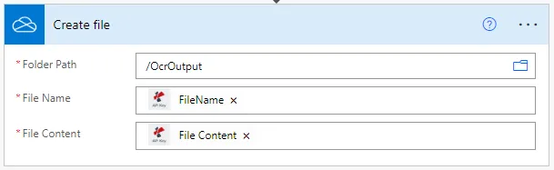 Simpan PDF yang telah diproses OCR ke OneDrive.