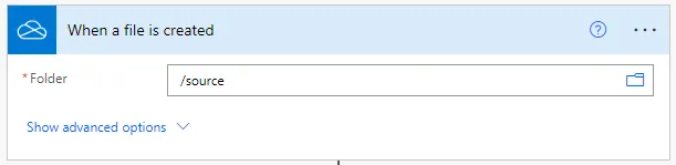 Pemicu OneDrive untuk alur PDF ke Word