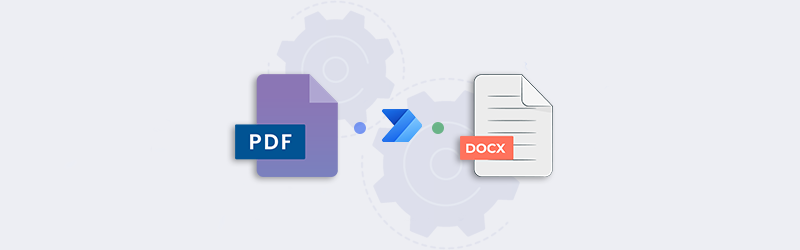 Power Automate ve PDF4me kullanarak PDF'yi Word'e dönüştürün