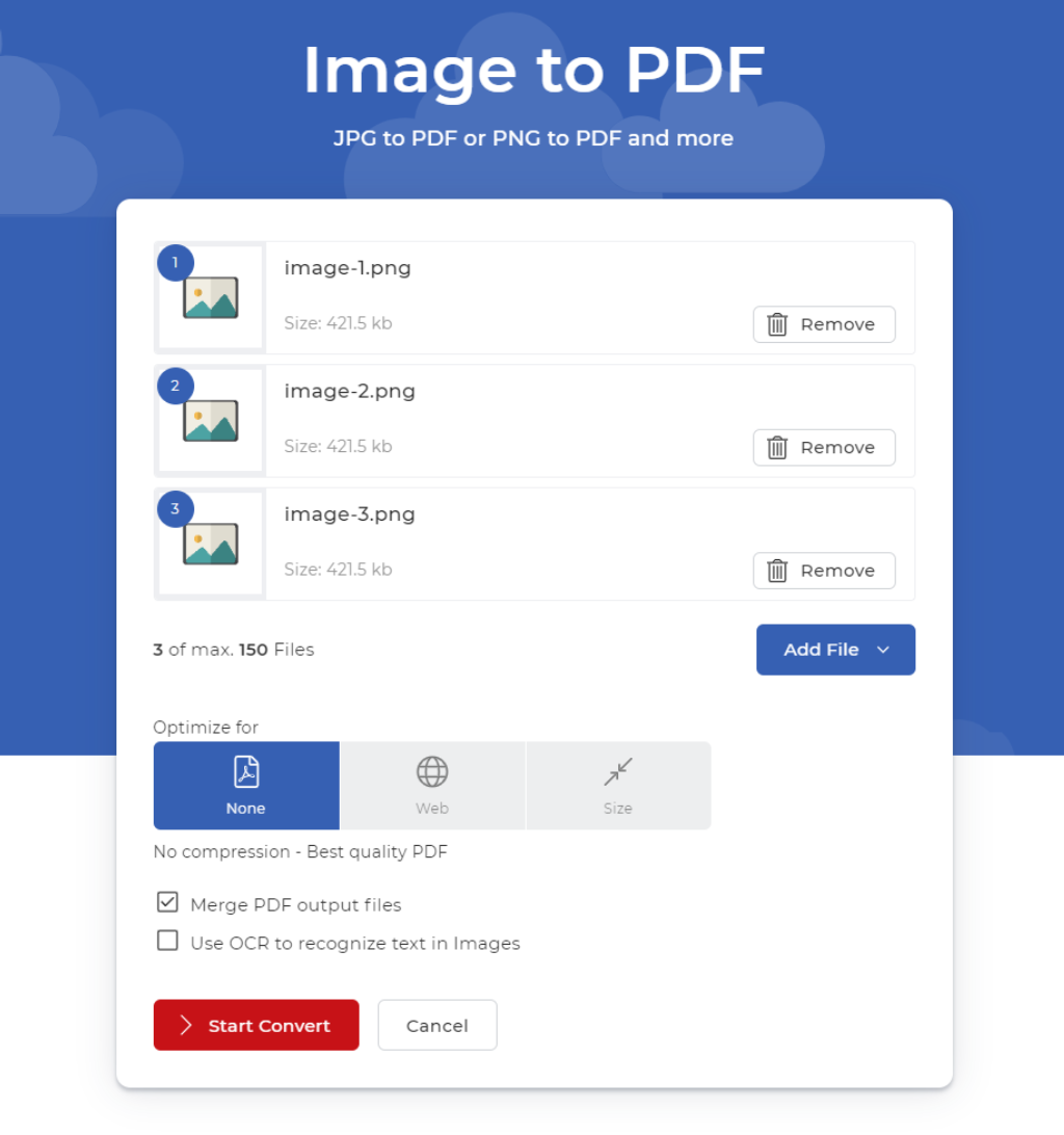 PNG to PDF – Convert PNG to PDF Online