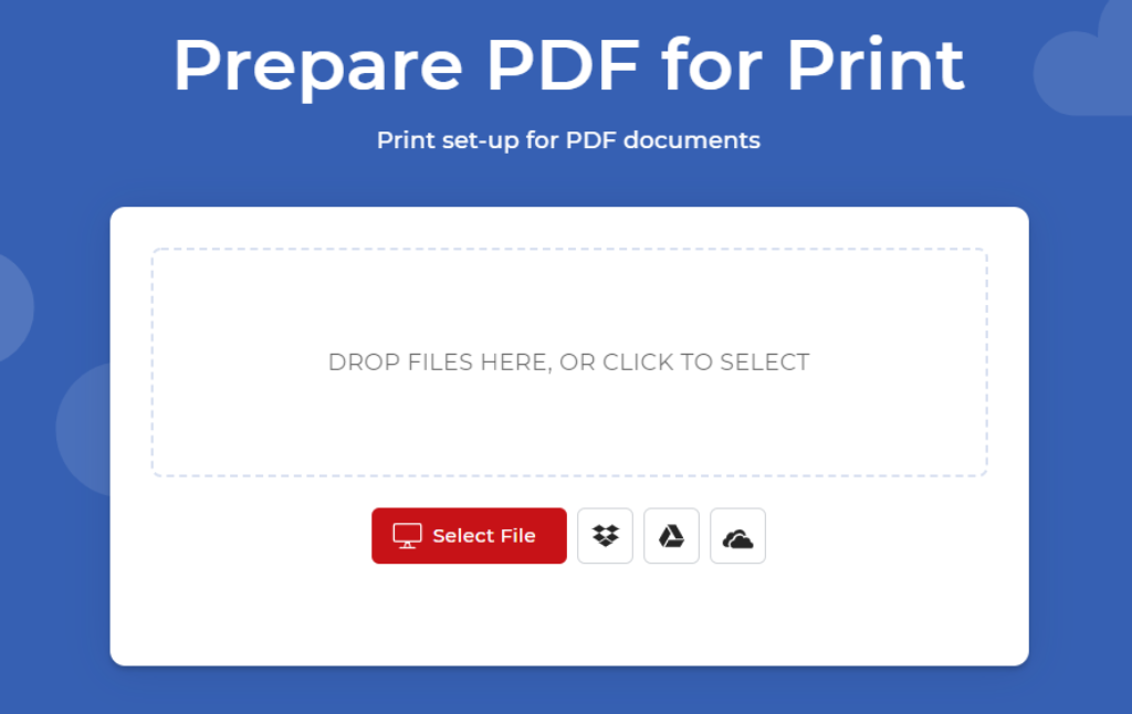 Preparar para a interface da ferramenta de impressão