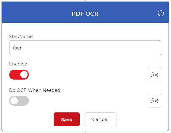 PDF4me PDF OCR eylemi
