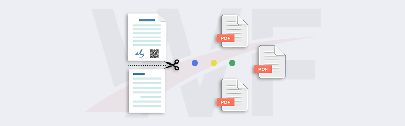 Dividir ficheiros PDF usando PDF4me Workflows